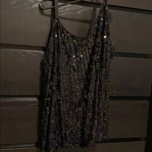 Perfectly sequined black cami!